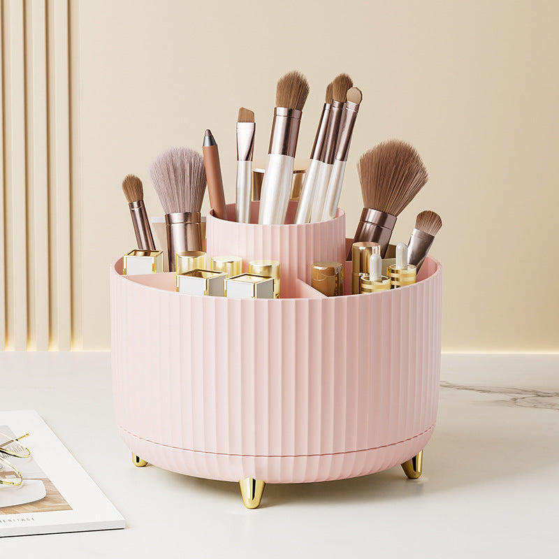 360° Rotating Makeup & Skincare Organizer — Your Counter, Decluttered