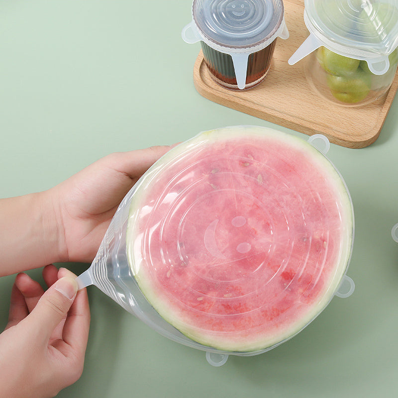 Silicone Stretch Lids (Set of 6) — Goodbye Plastic Wrap, Forever